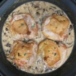 mushroom-chicken-skillet-in-cream-sauce